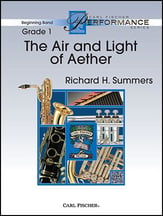 The Air and Light of Aether Concert Band sheet music cover